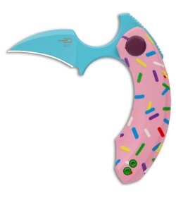 Bestech Knives STRELIT Liner Lock Knife Dessert Warrior® (2.19" Blue)