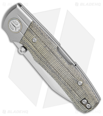 Bestech Knives Tonic Lock Back Knife Ti/Green Micarta (2.8" Satin) BT2204C