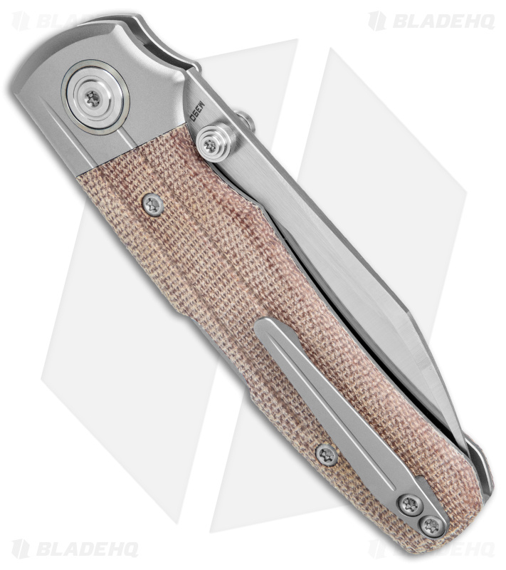 Bestech Knives Tonic Lock Back Knife Ti/Natural Micarta (2.8" Satin) BT2204B