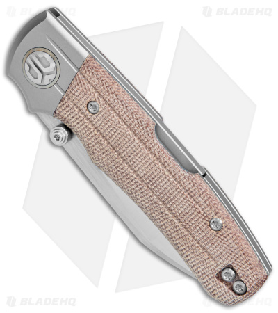 Bestech Knives Tonic Lock Back Knife Ti/Natural Micarta (2.8" Satin) BT2204B