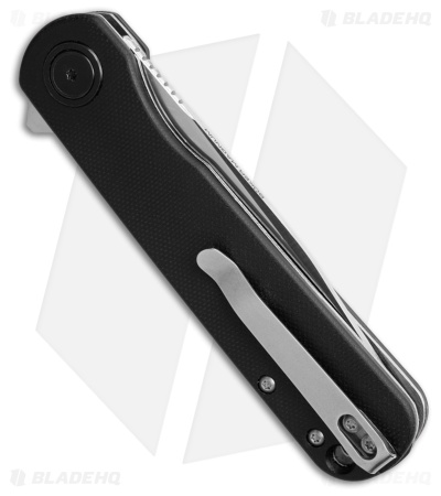 Boker Braddock Drop Point Liner Lock Knife Black G-10 (3.25" Satin 440B)