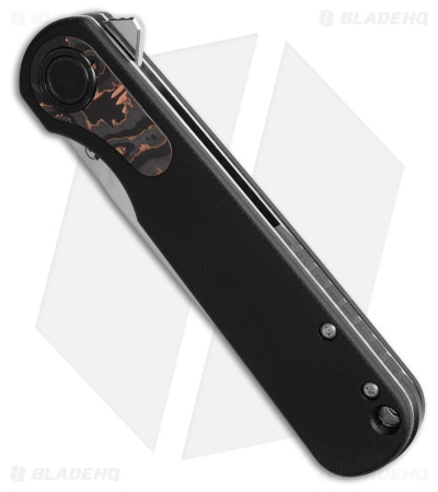 Boker Braddock Drop Point Liner Lock Knife Black G-10 (3.25" Satin 440B)