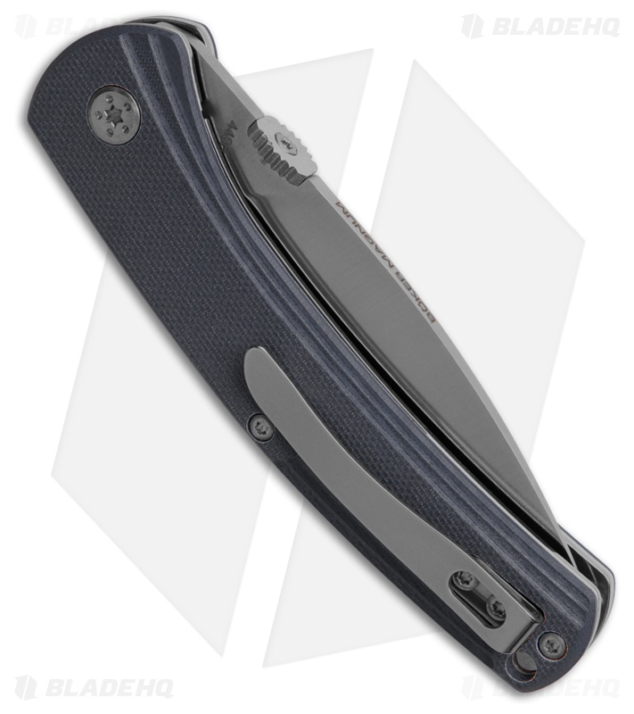 Boker Huayna Drop Point Liner Lock Knife Blue G-10 (3" Satin 440B)
