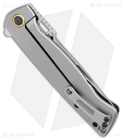 Boker ME 109 Damast Flipper Knife Toxic Storm CF (3.4" Messerschmitt Damascus)