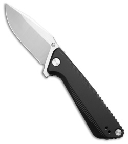Boker MF.3 Clip Point Frame Lock Knife Black Aluminum (2.8" Satin)