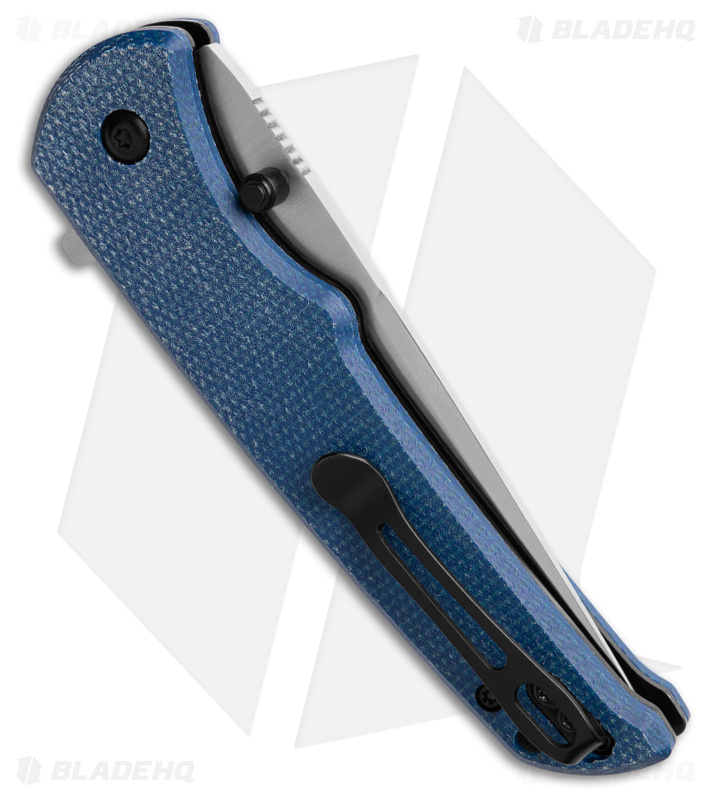 Boker Magnum Bluejay Knife Blue Mic (Sat) 01SC722 - Blade HQ