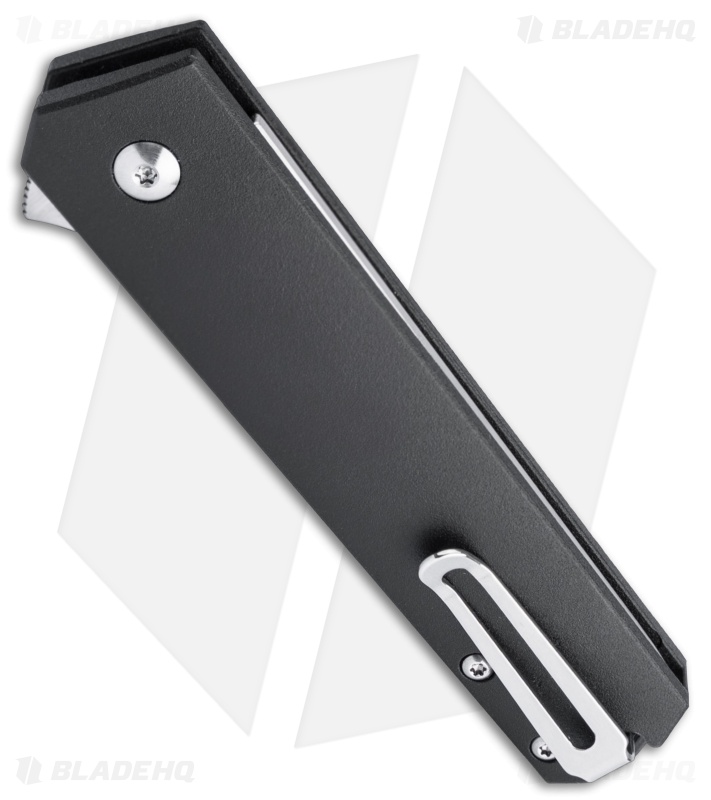 Boker Solingen Kwaiken Compact MagnaCut Button Lock Knife Black (3" Satin)