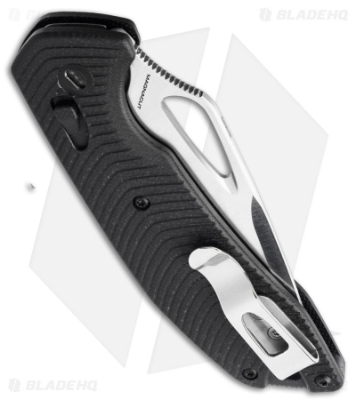 Boker Solingen TDK MagnaCut Tanto Crossbar Lock Knife Black GFN (3.46" Satin)