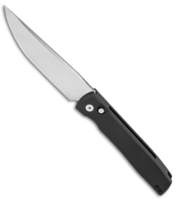Boker Solingen Urban Trapper MagnaCut Auto Knife Black Aluminum (3.3" Satin)