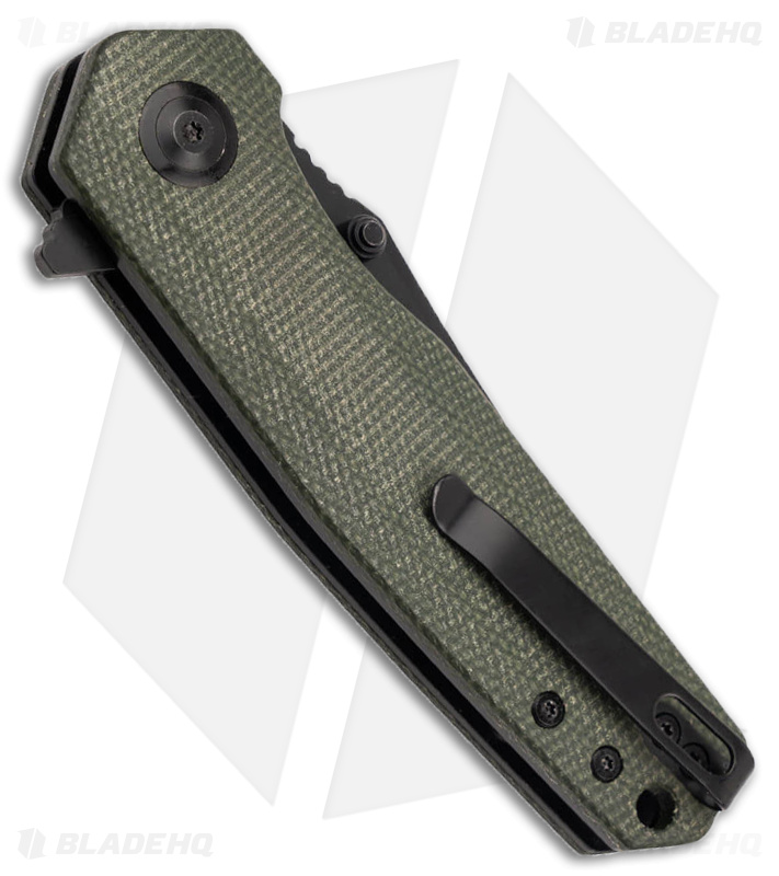 Boker Magnum Field Flipper Liner Lock Knife Micarta Green (2.9" Black) 01SC006