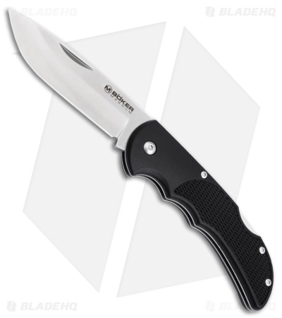  Boker Magnum HL Single SAR  Lock Back Knife Black Polymer (3.26" Satin) 01RY806
