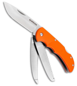 Boker Magnum HL Triple Pocket Knife Orange Polymer (3.26" Satin) 01RY804