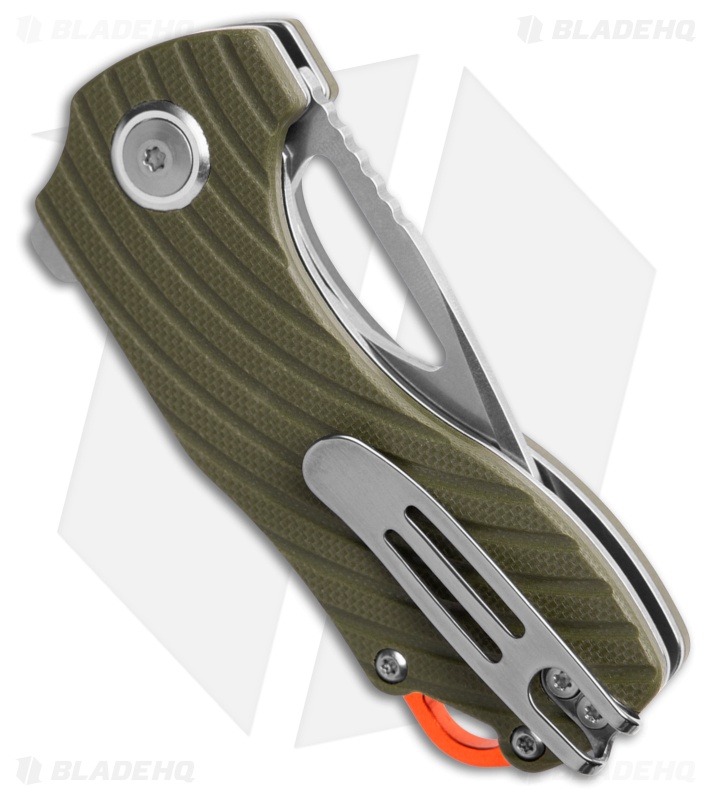 その他 MAGNUM HERB 10 Boker Magnum Tadpole Flipper Knife Green G-10 + Thumb Hole