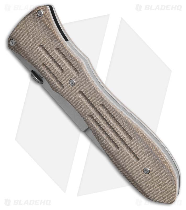 Boker Atropos Liner Lock Knife Tan Micarta (4.1" Satin)