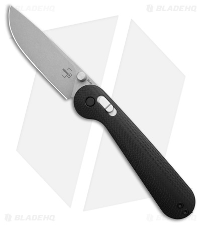 Boker Hebdo Drop Point Crossbar Lock Knife Black G-10 (2.8" Satin)