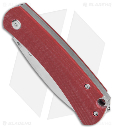 Boker Plus Boston Slip Joint Pocket Knife Burgundy G-10 (2.8" Satin)
