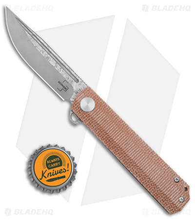 Boker Plus Cataclyst Flipjoint Knife Brown Micarta (3" Damascus)