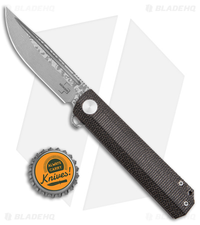 Boker Plus Cataclyst Frame Lock Knife Green Micarta (3" Damascus)