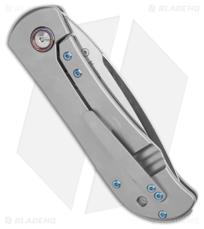 Boker Plus Collection 2023 Manaro MagnaCut Pocket Knife Titanium (3.5" Satin)