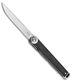 Boker Plus Kaizan Liner Lock Knife  Black Carbon Fiber (3" Satin)  01BO383