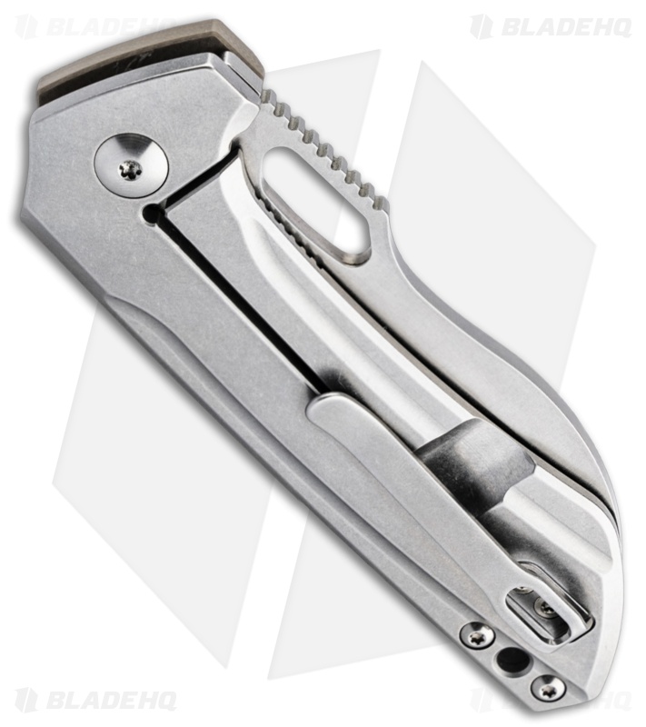 Boker Plus Swoopy Frame Lock Knife Tan G-10 (3.11" Satin Nitro-V)