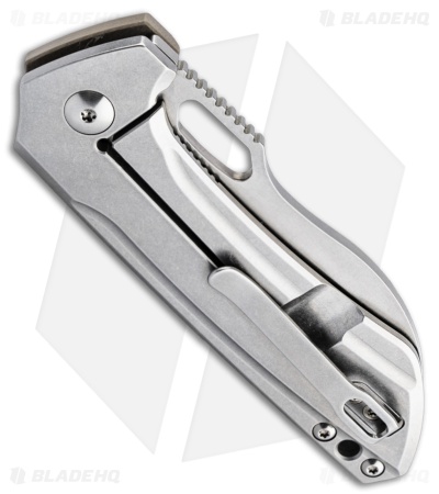 Boker Plus Swoopy Frame Lock Knife Tan G-10 (3.11" Satin Nitro-V)