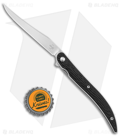 Boker Plus Texas Toothpick Liner Lock Knife Black G-10 (3.5" Satin)