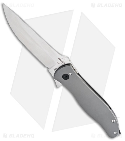 Boker Plus The Escort Frame Lock Knife Titanium (3.5" Satin Nitro-V)
