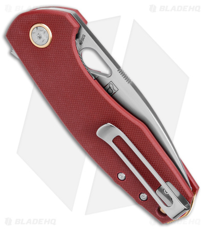 Boker Plus Voxnaes Little Friend Liner Lock Knife Burgundy G-10 (3" Satin S35VN)