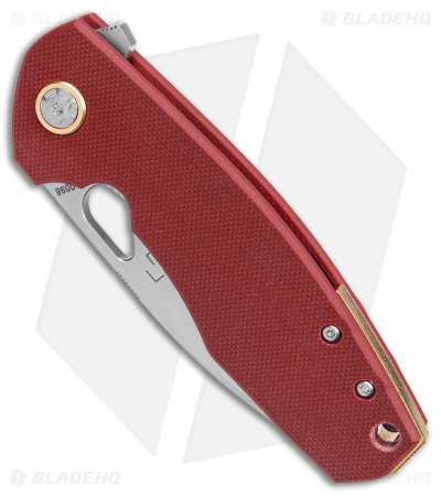 Boker Plus Voxnaes Little Friend Liner Lock Knife Burgundy G-10 (3" Satin S35VN)