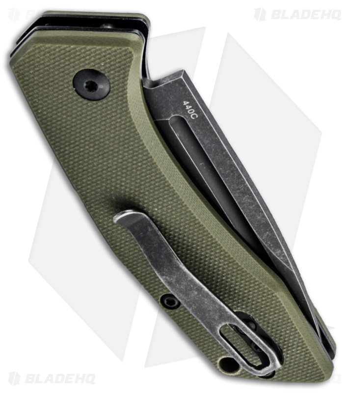 Boker Plus Worldwide 2.0 Slip Joint Knife Green G-10 (2.51" Black)