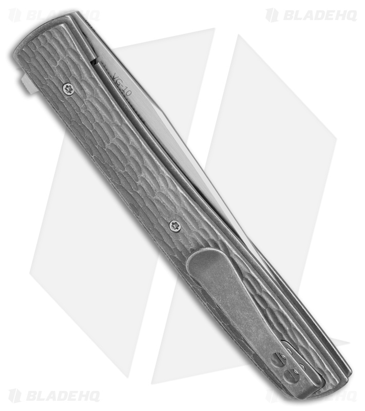 Boker Plus Urban Trapper Liner Lock Knife Jigged Ti (3.4" Satin) 01BO476