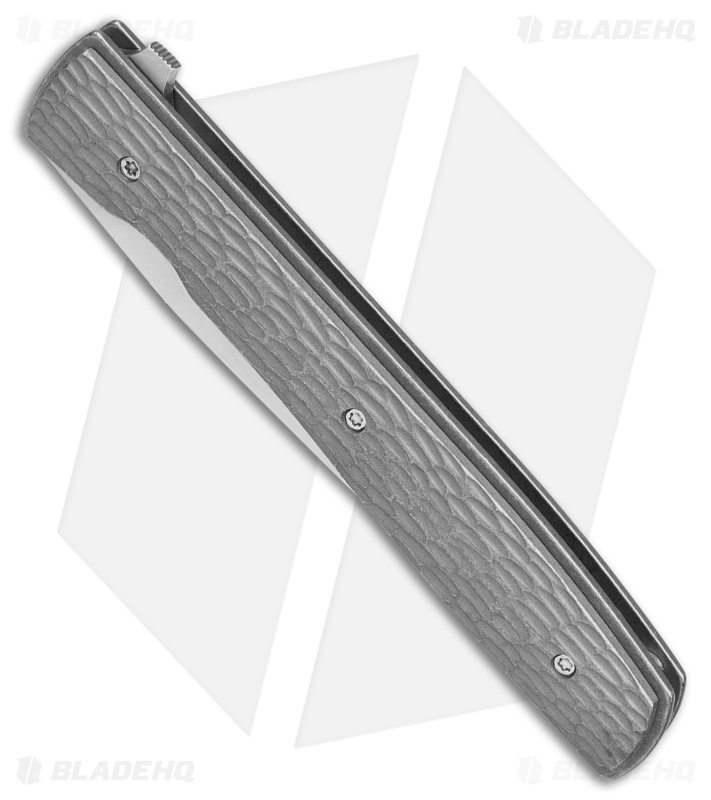 Boker Plus Urban Trapper Liner Lock Knife Jigged Ti (3.4" Satin) 01BO476