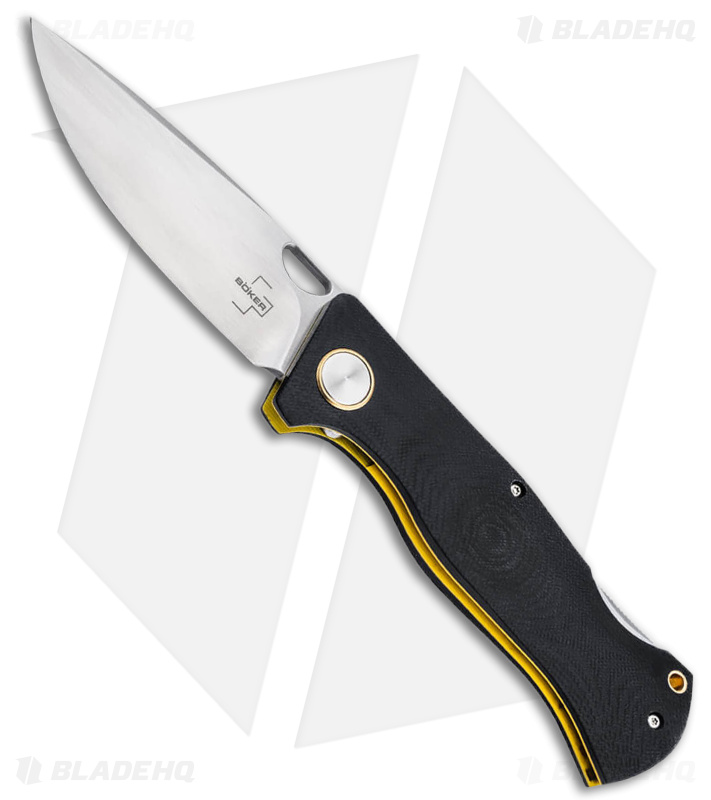 Boker Rexford Epicenter Backlock Knife Black G-10 (3.5" Stonewash) 01BO545