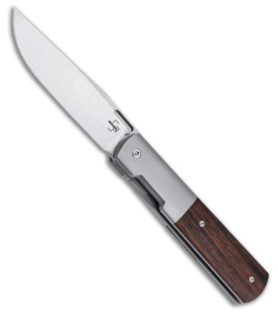 Boker Urban Barlow Frame Lock Flipper Knife Cocobolo Wood (2.95" Satin) 01BO491