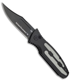 Boker Plus BP Kalashnikov 74 Black Auto Knife Aluminum (3.3" S)  -  74 01KALS136