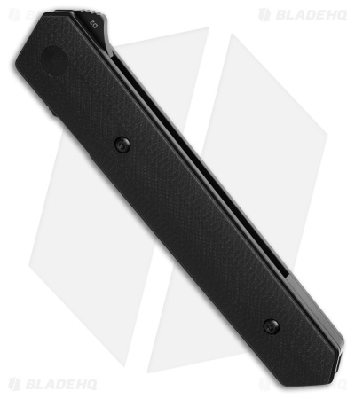 Boker Kwaiken American Tanto Flipper Knife Black G-10 (3.5" Black)