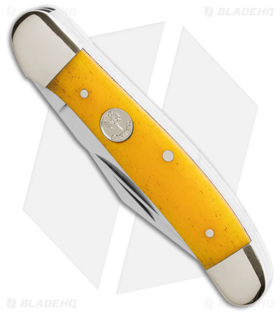 Boker Copperhead Pocket Knife 3.75" Smooth Yellow Bone 110862