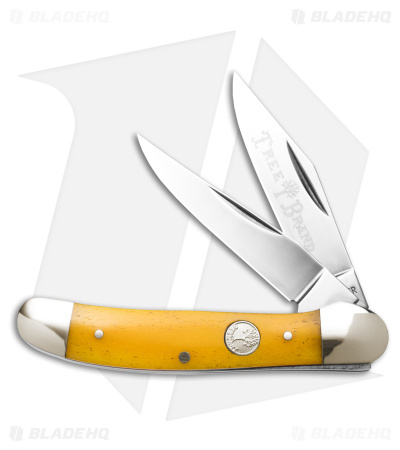 Boker Copperhead Pocket Knife 3.75" Smooth Yellow Bone 110862