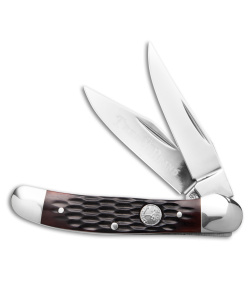 Boker Copperhead Pocket Knife 3.75" Jigged Brown Bone 110861