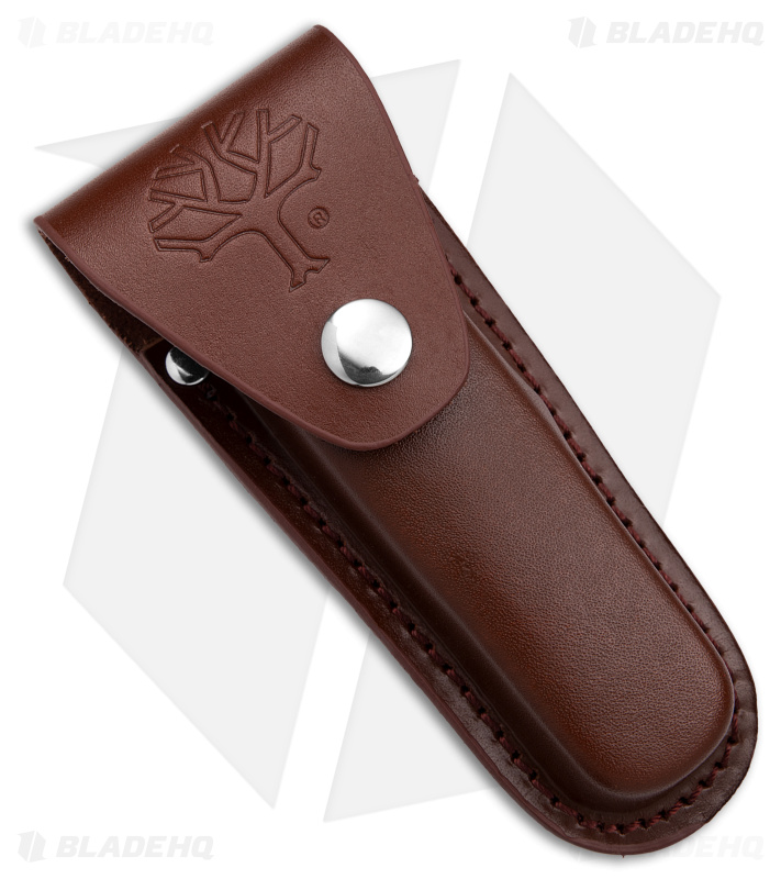 Boker Folding Hunter Pocket Knife 5.25" Rosewood w/ Pouch 110838