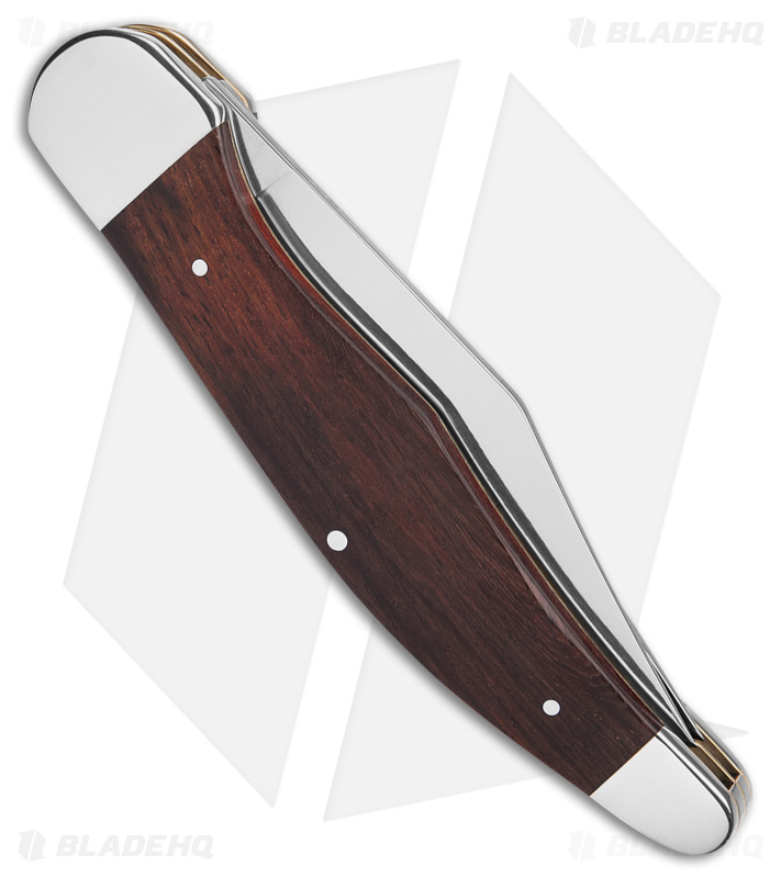 Boker Folding Hunter Pocket Knife 5.25" Rosewood w/ Pouch 110838