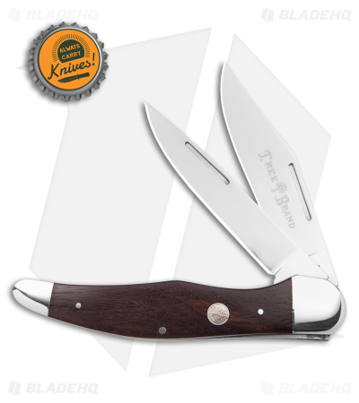 Boker Folding Hunter Pocket Knife 5.25" Rosewood w/ Pouch 110838