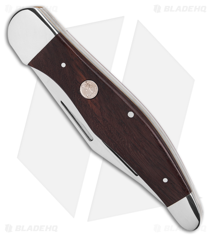 Boker Folding Hunter Pocket Knife 5.25" Rosewood w/ Pouch 110838
