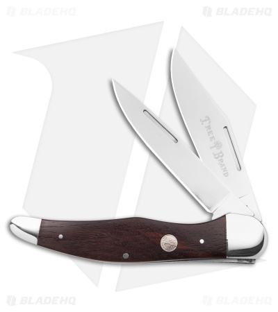 Boker Folding Hunter Pocket Knife 5.25" Rosewood w/ Pouch 110838