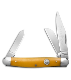 Boker Large Stockman Traditional Pocket Knife Yellow Bone 110859