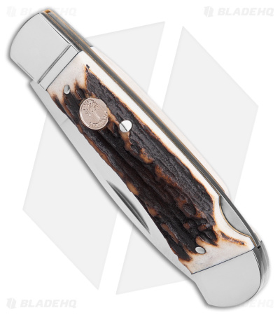 Boker Lockback Gentleman's Knife Stag Bone (2.8" Satin) 