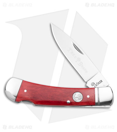 Boker Lockback Gentleman's Knife Smooth Red Bone (2.8" Polish) 