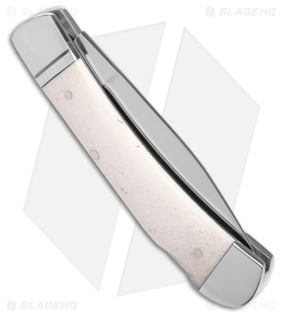 Boker Lockback Gentleman's Knife Smooth White Bone (2.8" Polish) 