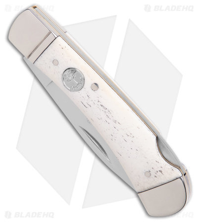 Boker Lockback Gentleman's Knife Smooth White Bone (2.8" Polish) 